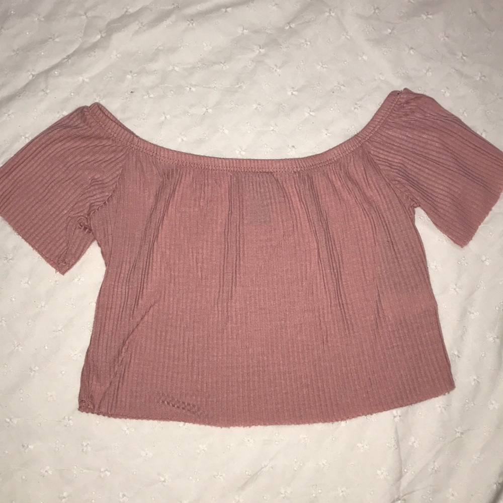 Forever 21 off the shoulder Crop Top